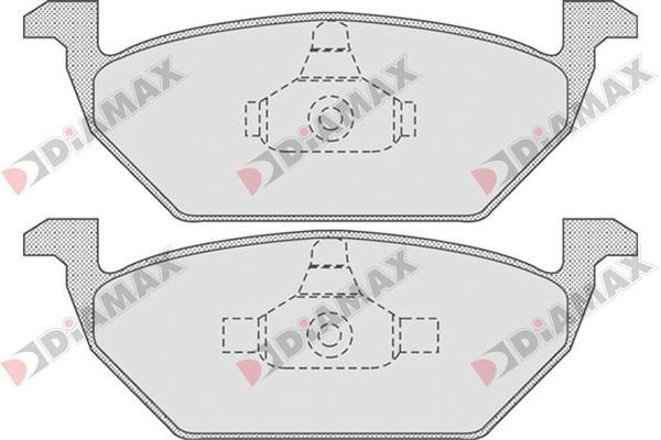 Diamax N09557 Brake Pad Set, disc brake N09557