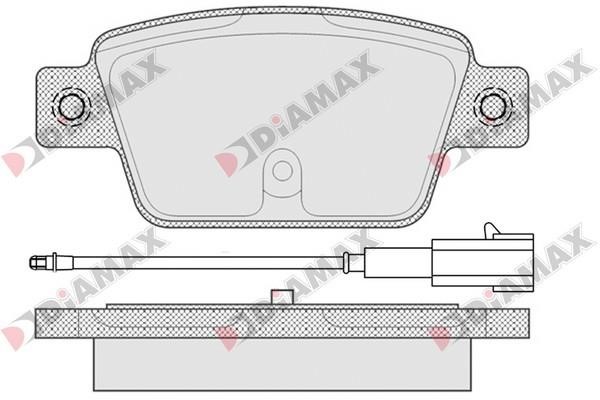 Diamax N09538 Brake Pad Set, disc brake N09538