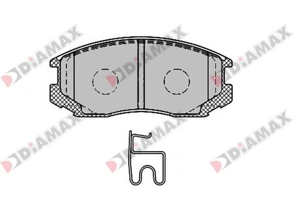 Diamax N09702 Brake Pad Set, disc brake N09702