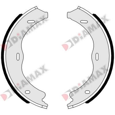 Diamax N01175 Parking brake shoes N01175