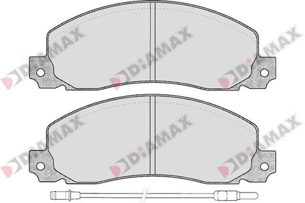 Diamax N09156 Brake Pad Set, disc brake N09156