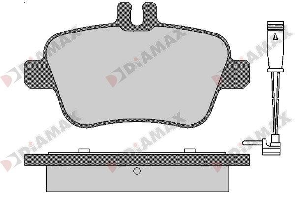 Diamax N09672A Brake Pad Set, disc brake N09672A