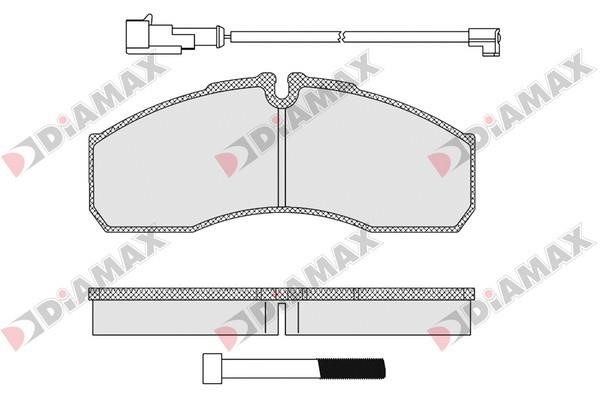 Diamax N09328B Brake Pad Set, disc brake N09328B