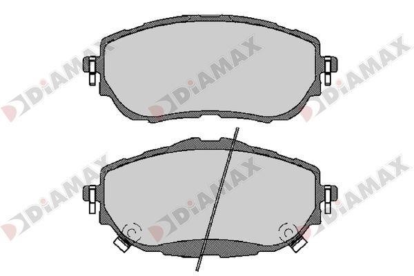 Diamax N09674 Brake Pad Set, disc brake N09674