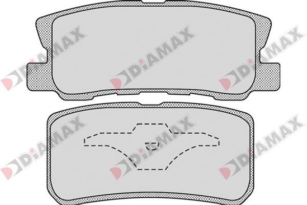 Diamax N09652 Brake Pad Set, disc brake N09652