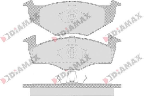 Diamax N09560 Brake Pad Set, disc brake N09560