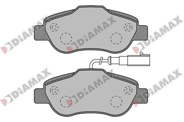 Diamax N09834 Brake Pad Set, disc brake N09834