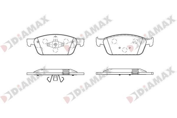 Diamax N09824 Brake Pad Set, disc brake N09824