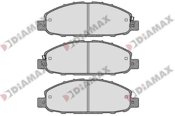 Diamax N09844 Brake Pad Set, disc brake N09844