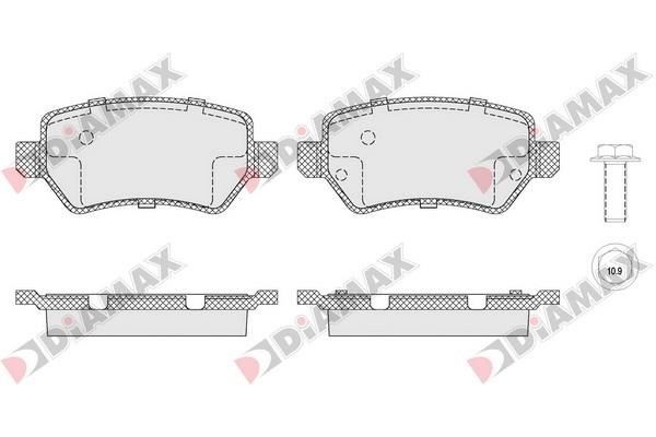 Diamax N09524 Brake Pad Set, disc brake N09524