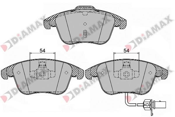 Diamax N09434 Brake Pad Set, disc brake N09434
