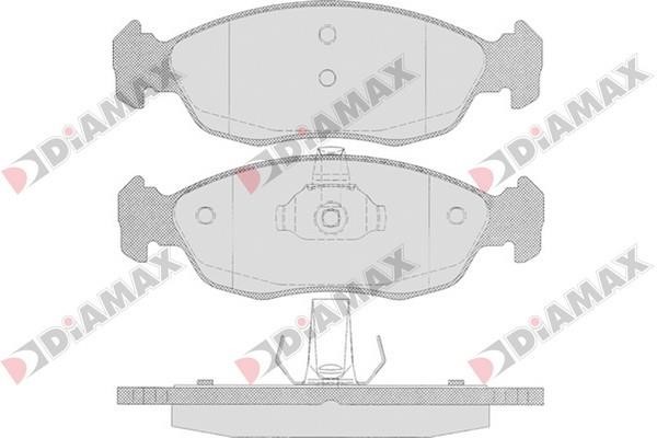Diamax N09066 Brake Pad Set, disc brake N09066