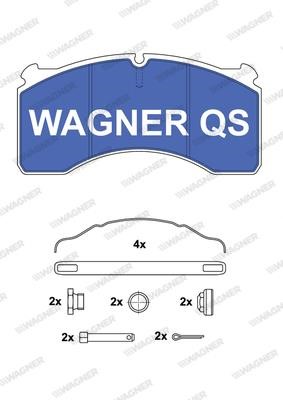 Wagner 2912404950 Brake Pad Set, disc brake 2912404950