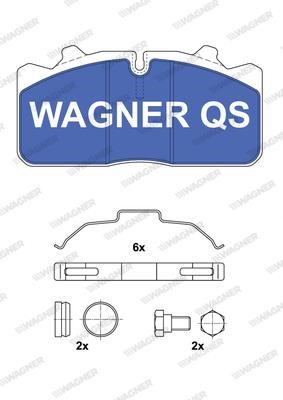 Wagner 2908804950 Brake Pad Set, disc brake 2908804950