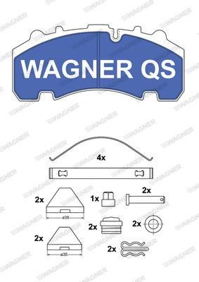 Wagner 2926304950 Brake Pad Set, disc brake 2926304950
