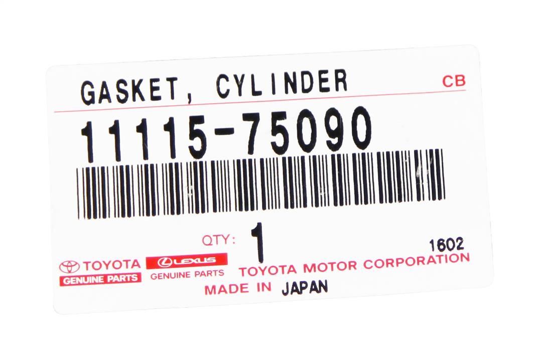 Buy Toyota 11115-75090 at a low price in United Arab Emirates!