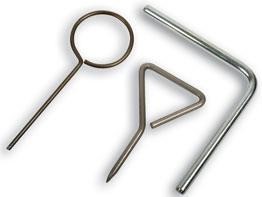 Laser Tools 4021 Retaining Pin Set, V-ribbed belt/chain tensioner 4021