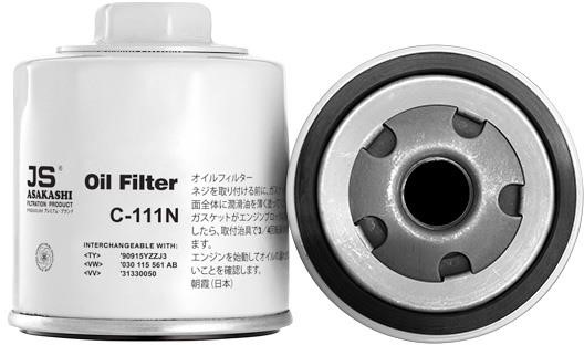 JS Asakashi C111N Oil Filter C111N