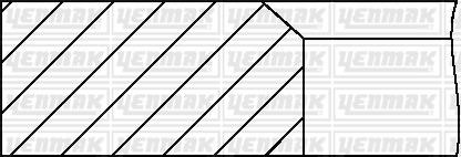 Yenmak 91-09721-000 Piston Ring Kit 9109721000