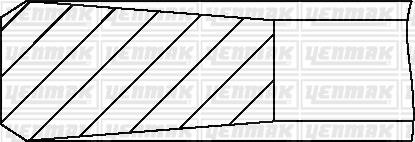 Yenmak 91-09691-000 Piston Ring Kit 9109691000