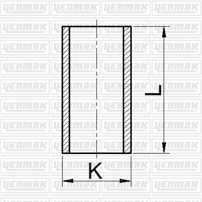 Yenmak 51-65178-000 Cylinder Sleeve 5165178000