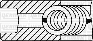 Piston Ring Kit Yenmak 91-09176-025