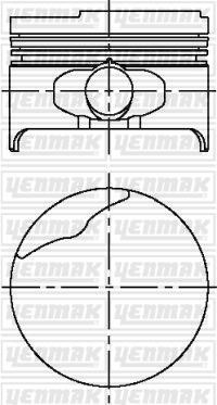 Yenmak 31-04166-000 Piston 3104166000