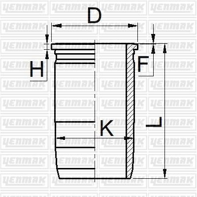 Yenmak 52-05674-000 Cylinder Sleeve Kit 5205674000