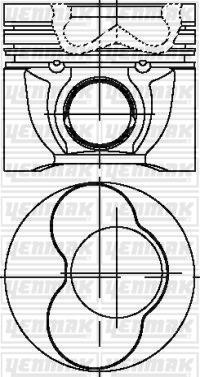 Yenmak 31-04312-000 Piston 3104312000