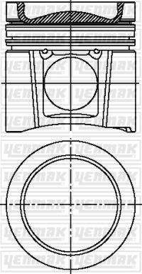 Yenmak 31-04742-000 Piston 3104742000