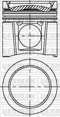 Yenmak 31-04679-000 Piston 3104679000