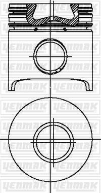 Yenmak 31-03685-000 Piston 3103685000