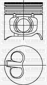 Yenmak 31-03693-000 Piston 3103693000