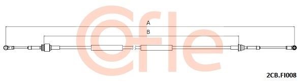 Clutch cable Lancia: 2CBFI008 Cofle Cable Pull, manual transmission