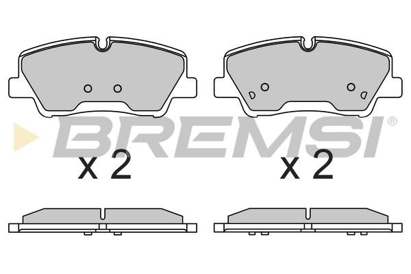 Bremsi BP3743 Front disc brake pads, set BP3743