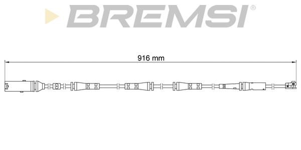 Bremsi WI0925 Warning contact, brake pad wear WI0925
