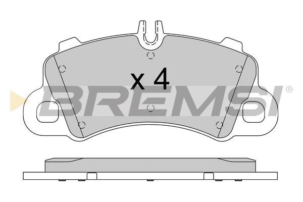 Bremsi BP3866 Brake Pad Set, disc brake BP3866