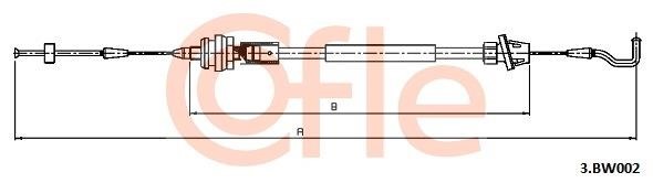 3BW002 Cofle Accelerator cable