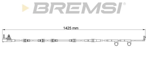 Bremsi WI0781 Warning contact, brake pad wear WI0781