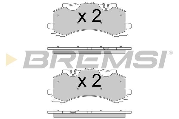 Bremsi BP3776 Brake Pad Set, disc brake BP3776