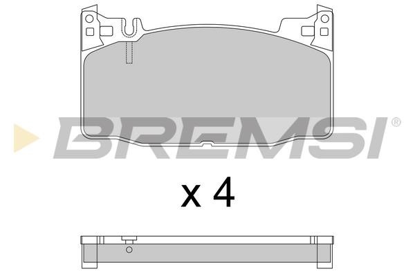 Bremsi BP3783 Brake Pad Set, disc brake BP3783