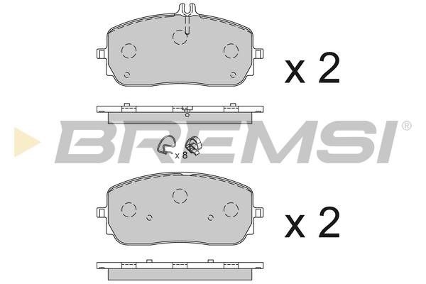 Bremsi BP3854 Brake Pad Set, disc brake BP3854