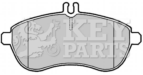 Key parts KBP2008 Brake Pad Set, disc brake KBP2008