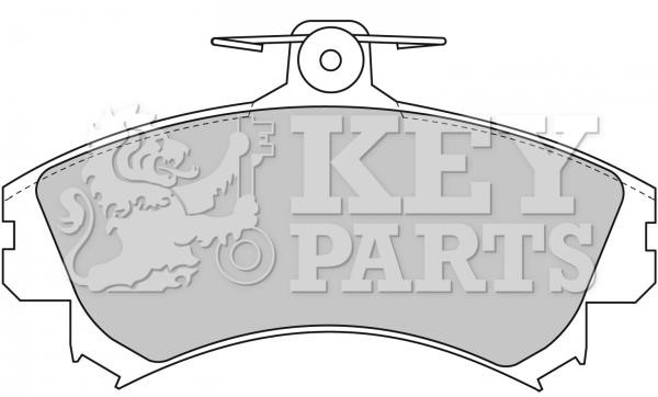 Key parts KBP1458 Brake Pad Set, disc brake KBP1458