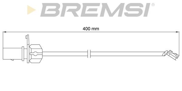 Bremsi WI0921 Warning contact, brake pad wear WI0921