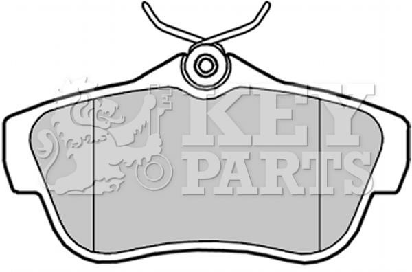 Key parts KBP2043 Brake Pad Set, disc brake KBP2043