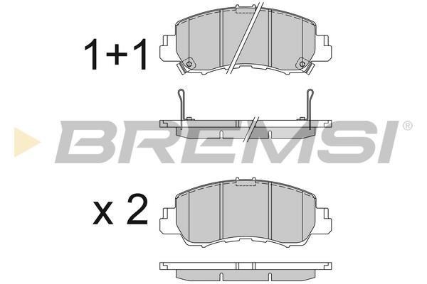 Bremsi BP3828 Brake Pad Set, disc brake BP3828
