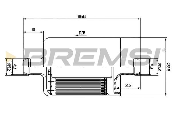 Bremsi FE0324 Fuel filter FE0324