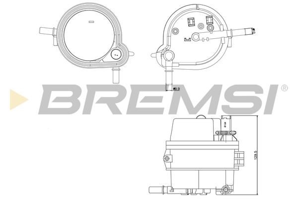 Bremsi FE0160 Fuel filter FE0160