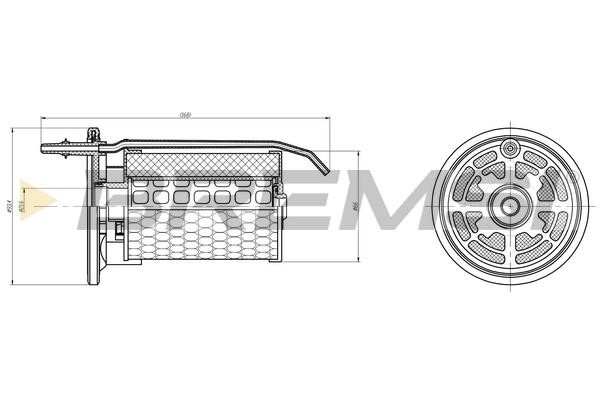 Bremsi FE0362 Fuel filter FE0362